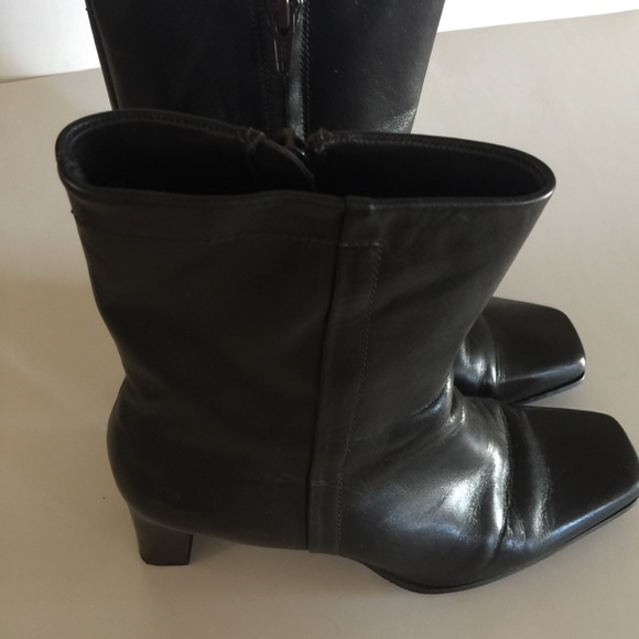 Michelle D Leather Boots M&M Brown Size 9 - Picture 2 of 7